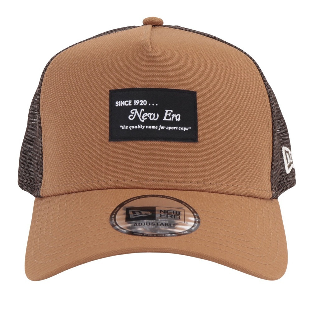 ニューエラ（NEW ERA）（メンズ、レディース）940 FORTY A-Frame トラッカー ダックキャンバス ウーブンパッチ キャップ 14109725