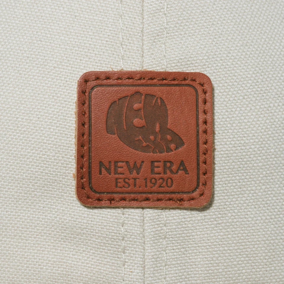 ニューエラ（NEW ERA）（メンズ、レディース）9TWENTY Leather Patch ダックキャンバス キャップ ストーン 14109824 大きいサイズ