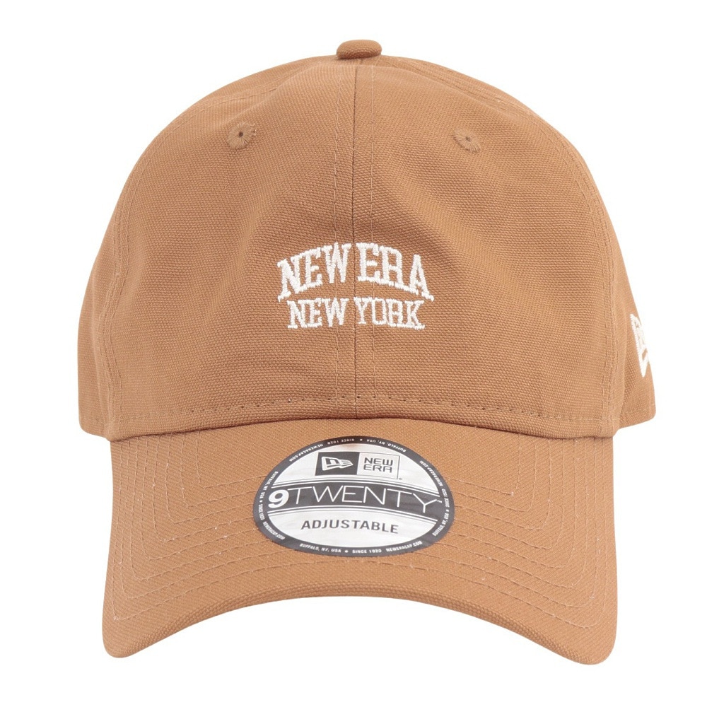 ニューエラ（NEW ERA）（メンズ、レディース）920 ダックキャンバス カレッジロゴ ライトブロンズ キャップ 14109853
