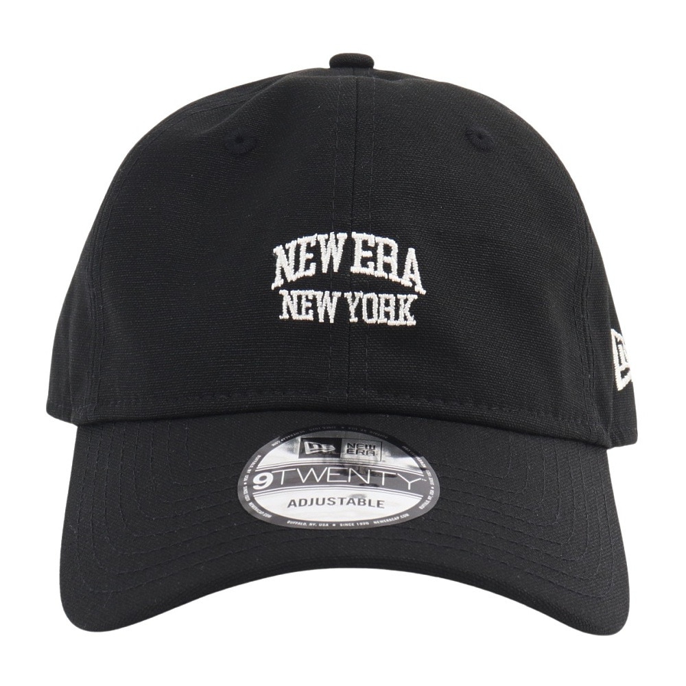 ニューエラ（NEW ERA）（メンズ、レディース）920 ダックキャンバス カレッジロゴ ブラック キャップ 14109854