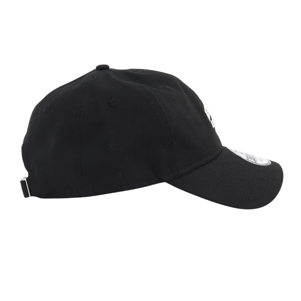 ニューエラ（NEW ERA）（メンズ、レディース）920 ダックキャンバス カレッジロゴ ブラック キャップ 14109854