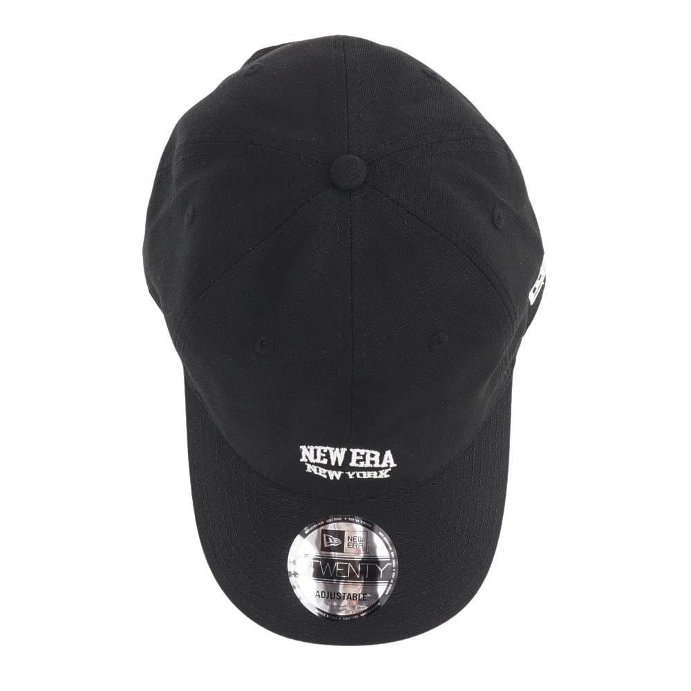 ニューエラ（NEW ERA）（メンズ、レディース）920 ダックキャンバス カレッジロゴ ブラック キャップ 14109854
