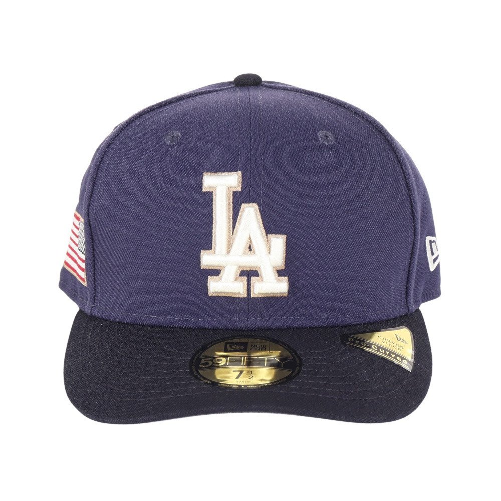 ニューエラ（NEW ERA）（メンズ）帽子 バイザー PC 59FIFTY Stars & Stripes ロサンゼルス・ドジャース 14109866