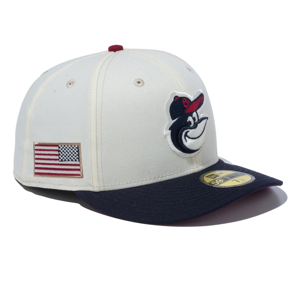 ニューエラ（NEW ERA）（メンズ）PC 59FIFTY Stars & Stripes ボルティモア・オリオールズ キャップ 14109867