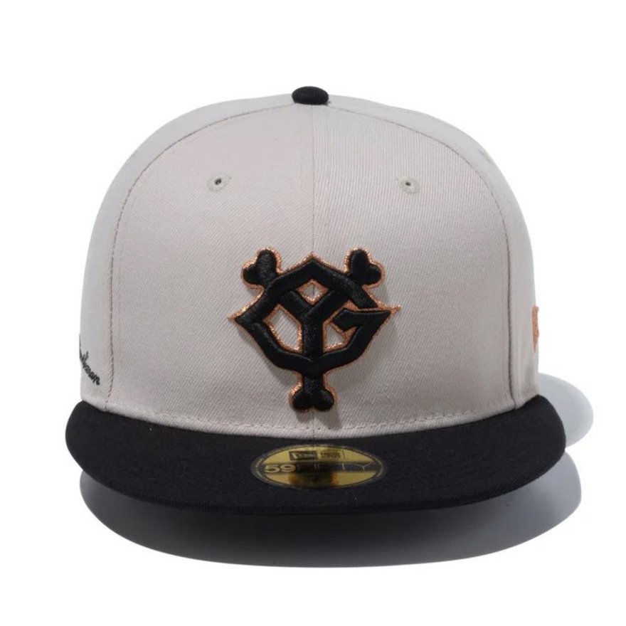 ニューエラ（NEW ERA）（メンズ、レディース）59FIFTY 読売ジャイアンツ キャップ ストーン/ブラック 14109869