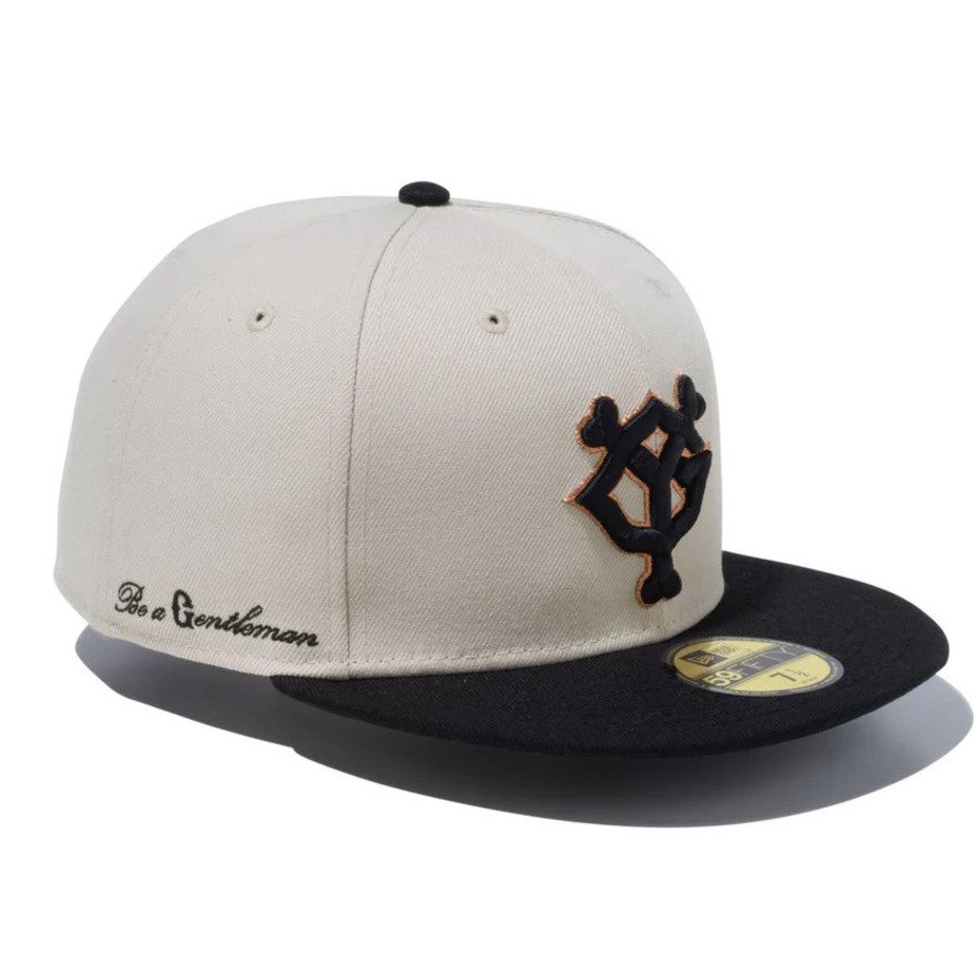 ニューエラ（NEW ERA）（メンズ、レディース）59FIFTY 読売ジャイアンツ キャップ ストーン/ブラック 14109869