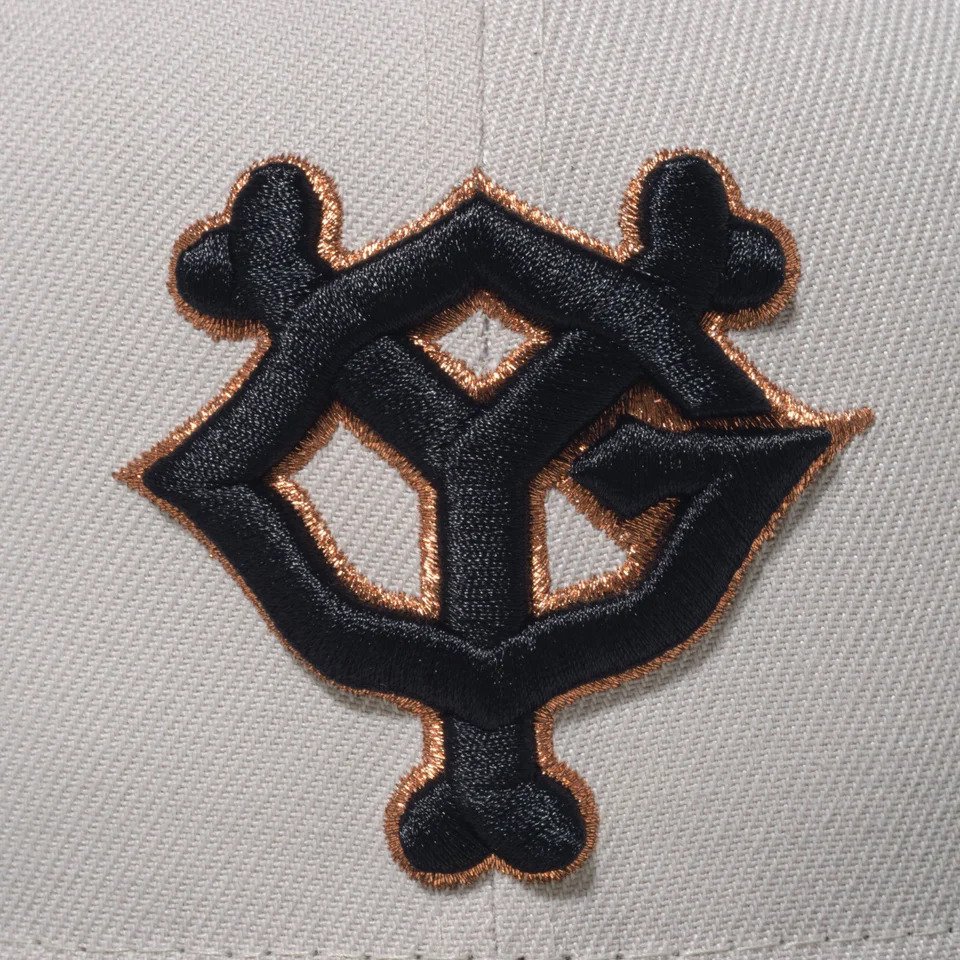 ニューエラ（NEW ERA）（メンズ、レディース）59FIFTY 読売ジャイアンツ キャップ ストーン/ブラック 14109869