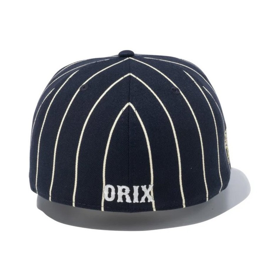ニューエラ（NEW ERA）（メンズ、レディース）59FIFTY オリックス・バファローズ キャップ ネイビー ピンストライプ 14109875