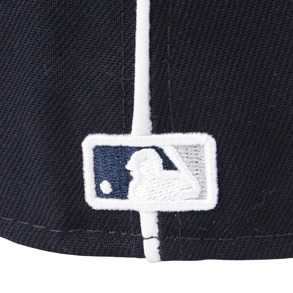 ニューエラ（NEW ERA）（メンズ、レディース）帽子 キャップ 59FIFTY パイピング ニューヨーク・ヤンキース 紺 S-LLサイズ 14109884 ロゴ スト系 日差し対策