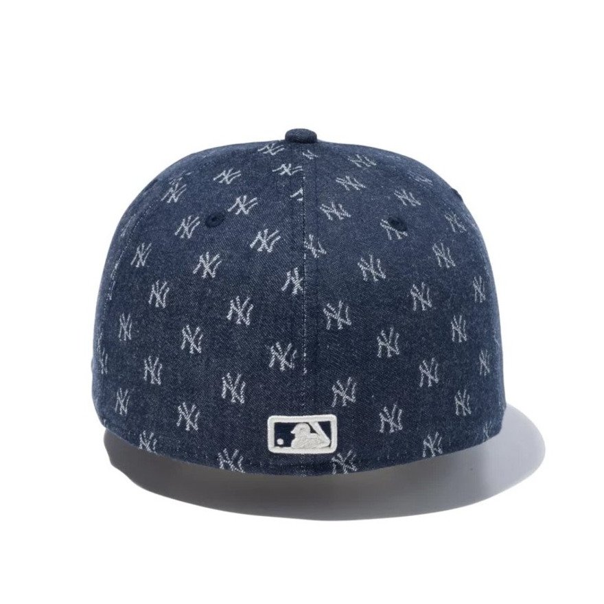 ニューエラ（NEW ERA）（メンズ）59FIFTY MLB Jacquard ニューヨーク・ヤンキース ネイビー×クローム キャップ 14109887 大きいサイズ