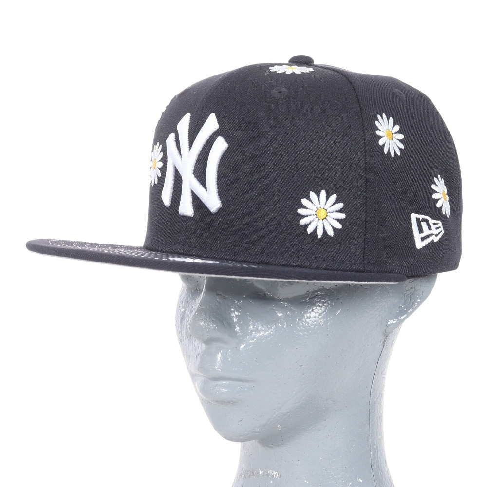 ニューエラ（NEW ERA）（メンズ）59FIFTY Flower Embroidery ニューヨーク・ヤンキース キャップ 14109889