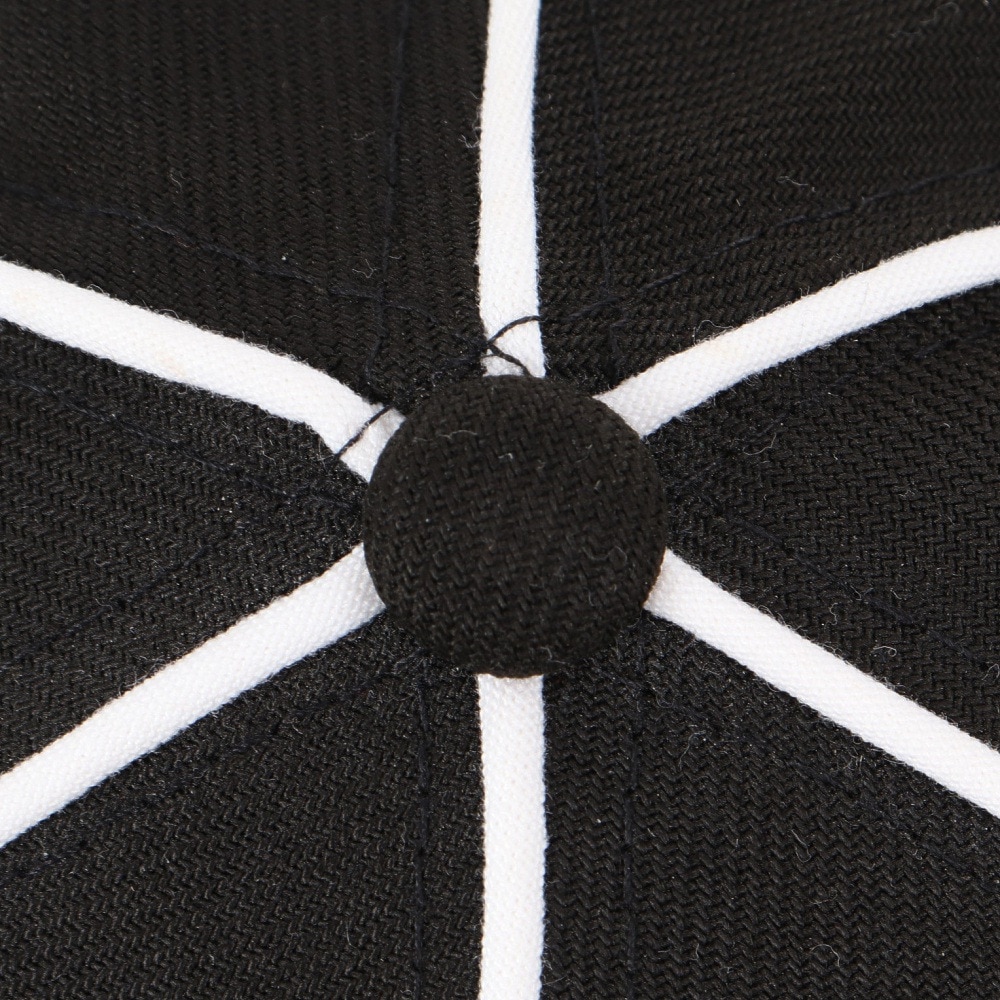 ニューエラ（NEW ERA）（メンズ、レディース）帽子 59FIFTY デトロイト・タイガース パイピング キャップ  BLK/SWHI 黒 S-LLサイズ 14109907 スポーツキャップ