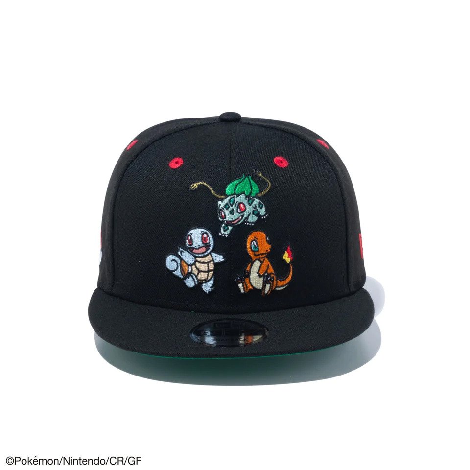 ニューエラ（NEW ERA）（メンズ、レディース）9FIFTY ポケモン フシギダネ ヒトカゲ ゼニガメ キャップ 14124338