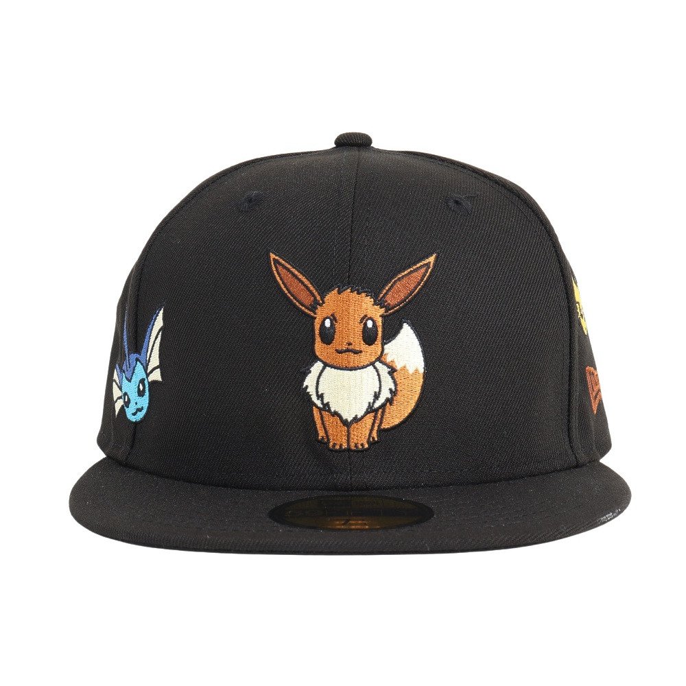 ニューエラ（NEW ERA）（メンズ、レディース）キャップ 59FIFTY ポケモン イーブイフレンズ 14124365 大きいサイズ