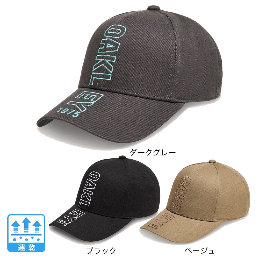 オークリー（OAKLEY）（メンズ）ESSENTIAL VERTICAL キャップ FOS901754-01N 吸汗速乾