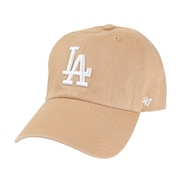 フォーティーセブン（47）（メンズ）キャップ DODGERS 47 CLEAN UP KHAKI×WHITE LOGO B-NLRGW12GWS-KHA MLB ロサンゼルス・ドジャース