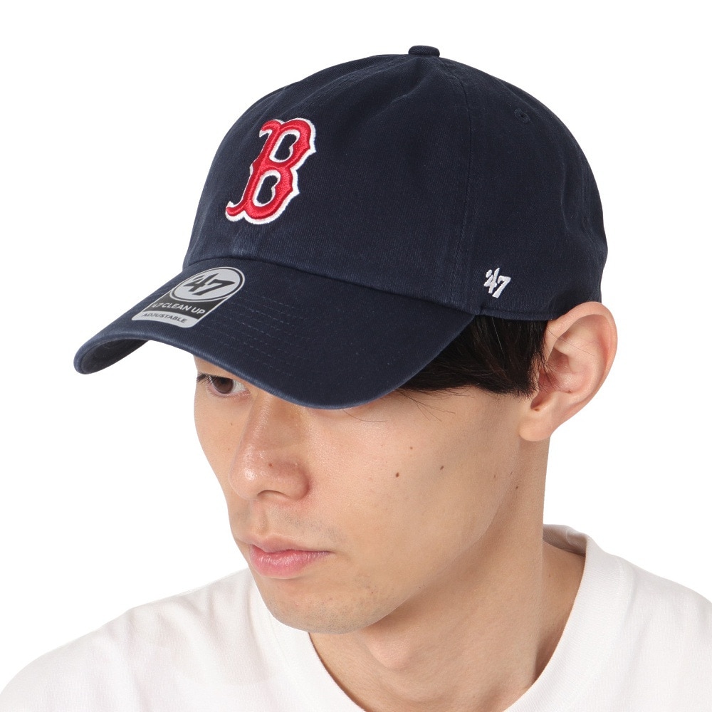 フォーティーセブン（47）（メンズ）キャップ RED SOX 47 CLEAN UP NAVY B-RGW02GWS-NYX MLB ボストン・レッドソックス