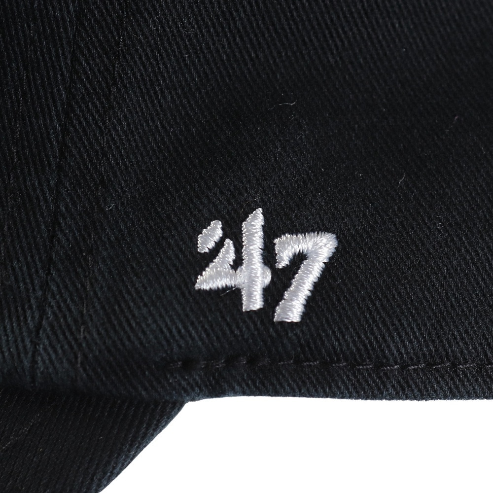 フォーティーセブン（47）（メンズ）キャップ DODGERS 47 CLEAN UP BLACK B-RGW12GWS-BKJ MLB ロサンゼルス・ドジャース