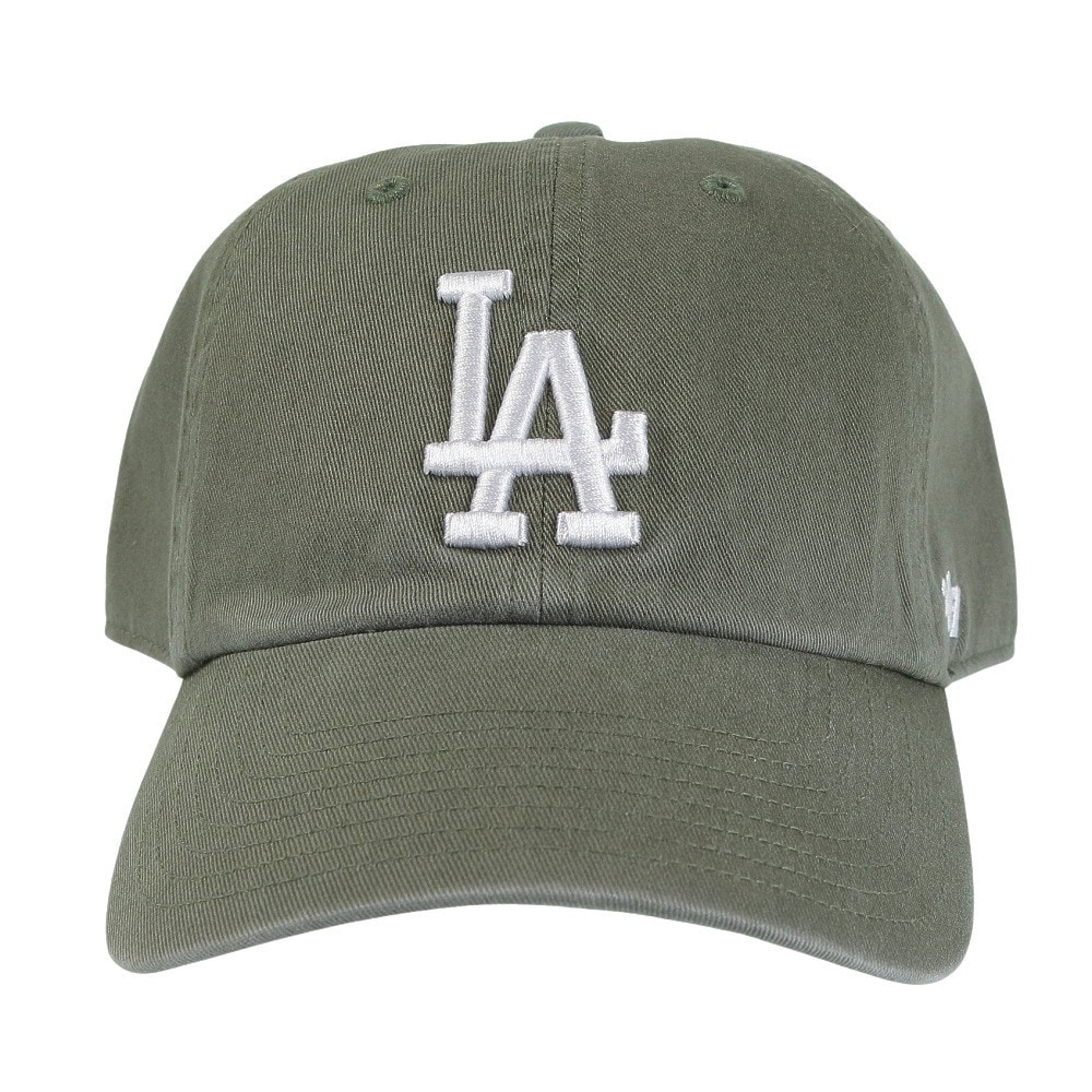 フォーティーセブン（47）（メンズ）キャップ DODGERS 47 CLEAN UP MOSS×WHITE LOGO B-RGW12GWSNL-MSG MLB ロサンゼルス・ドジャース