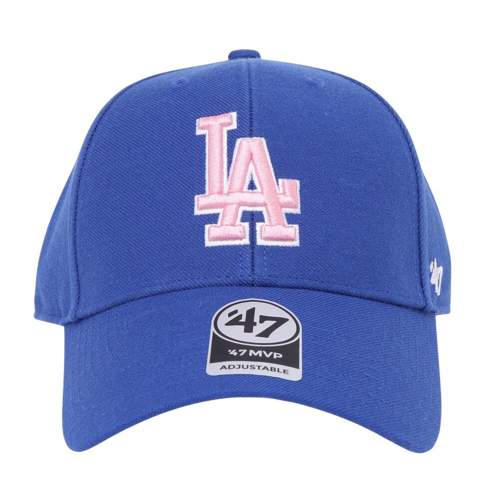フォーティーセブン（47）（メンズ）ロサンゼルス・ドジャース 47 MVP Royal×Rose Logo キャップ B-MVP12WBV-RYH