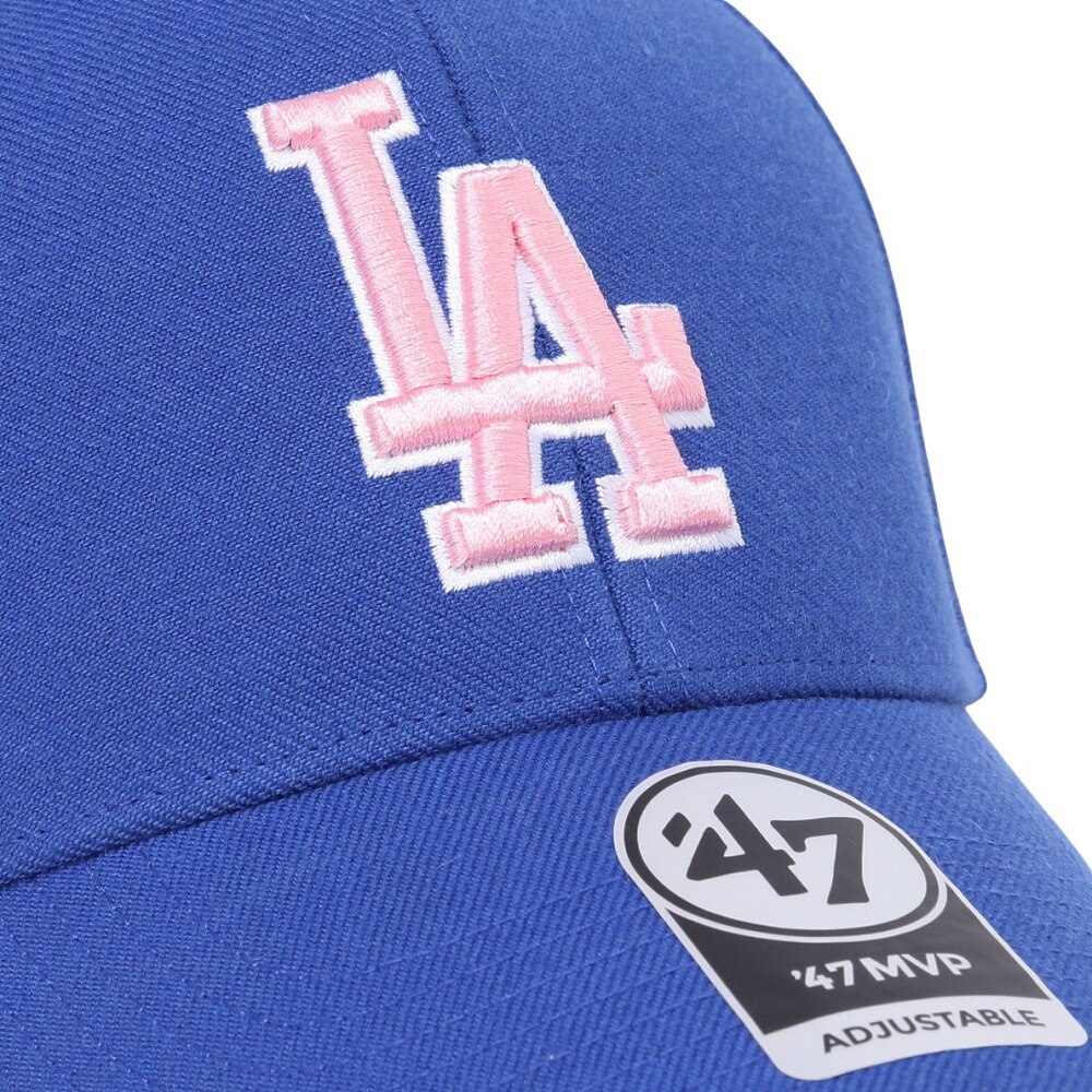 フォーティーセブン（47）（メンズ）ロサンゼルス・ドジャース 47 MVP Royal×Rose Logo キャップ B-MVP12WBV-RYH