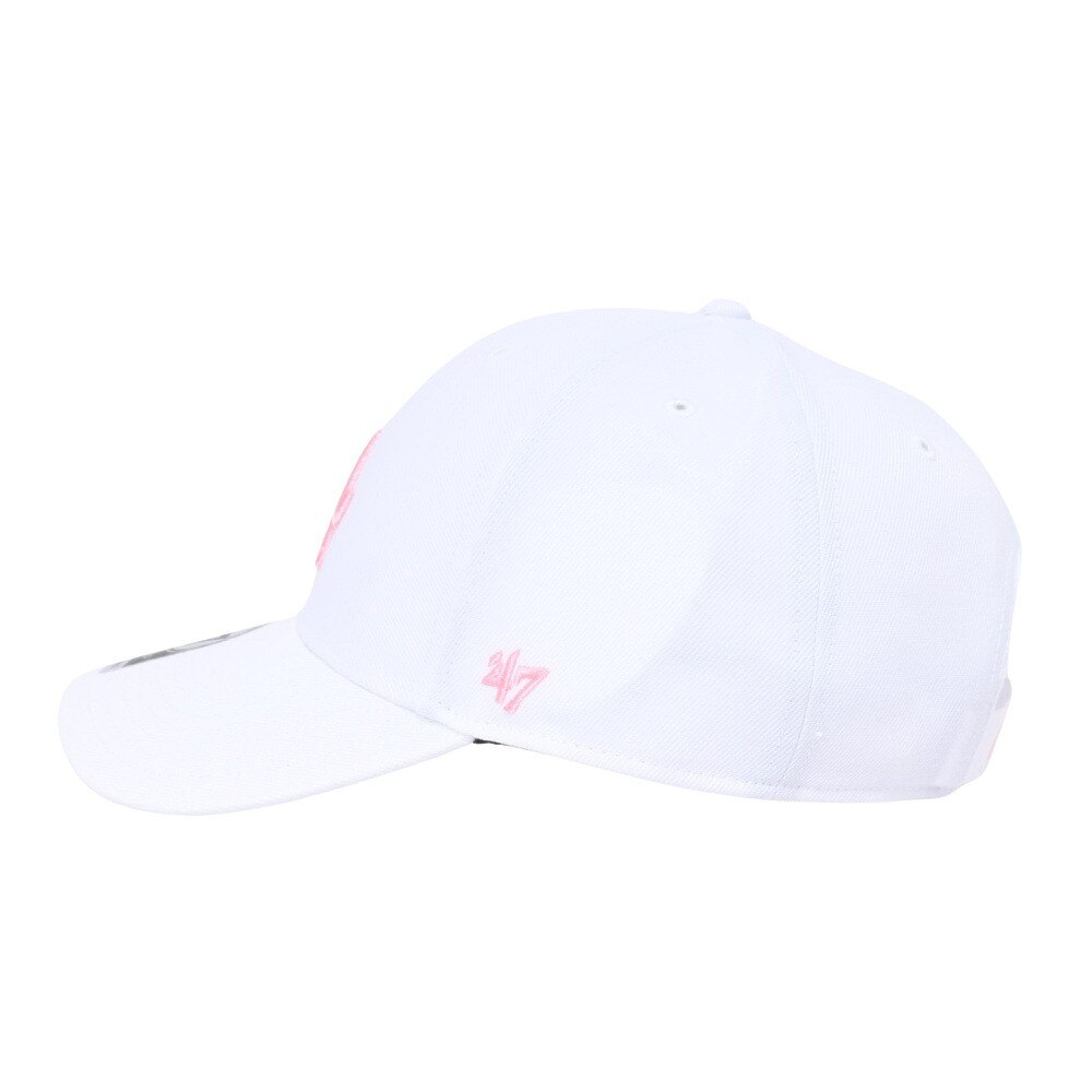フォーティーセブン（47）（メンズ）ロサンゼルス・ドジャース 47 MVP White×Rose Logo キャップ B-MVP12WBV-WHD