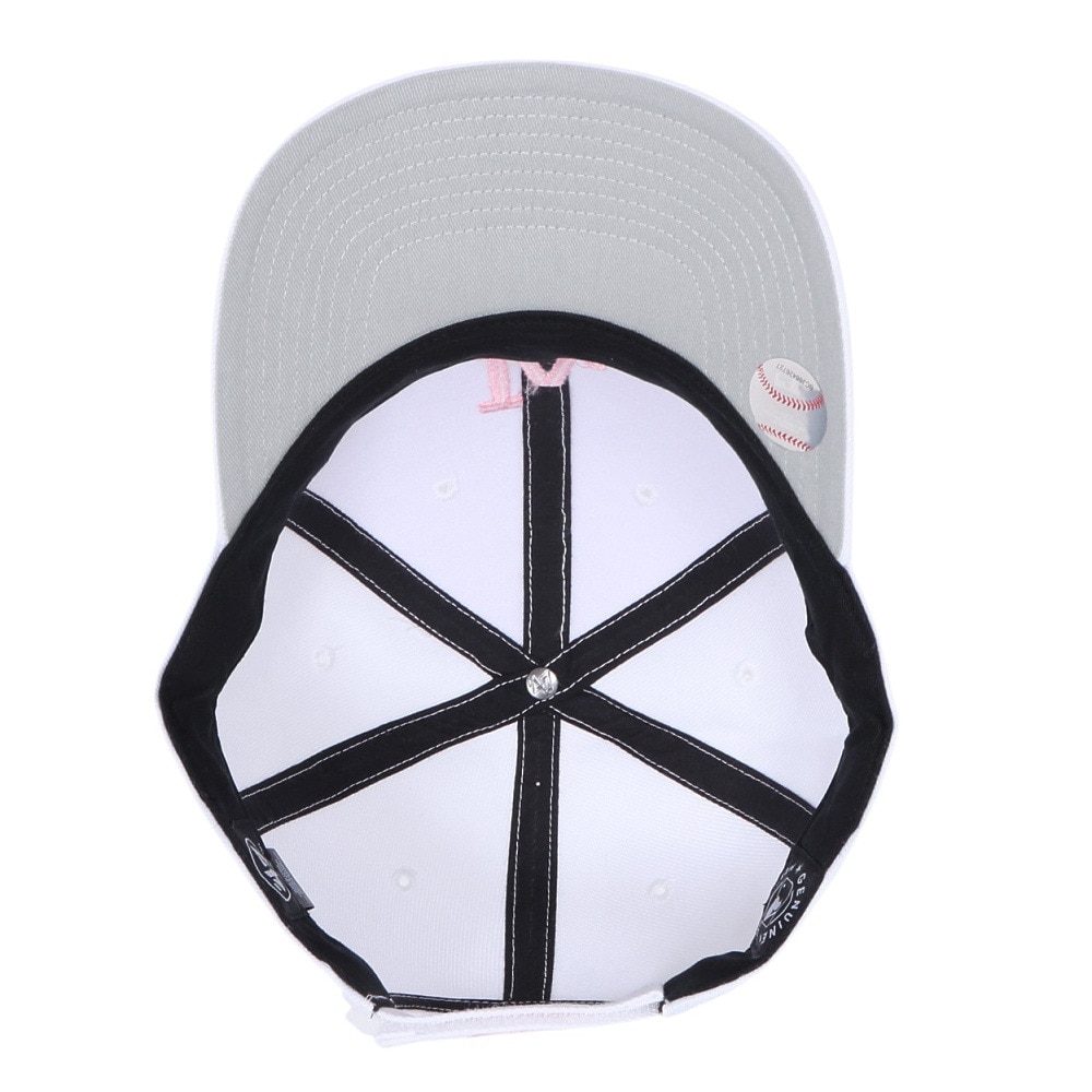 フォーティーセブン（47）（メンズ）ロサンゼルス・ドジャース 47 MVP White×Rose Logo キャップ B-MVP12WBV-WHD
