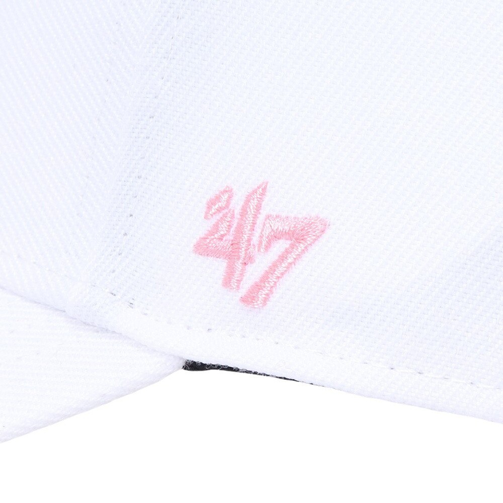 フォーティーセブン（47）（メンズ）ロサンゼルス・ドジャース 47 MVP White×Rose Logo キャップ B-MVP12WBV-WHD