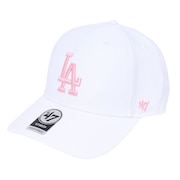 フォーティーセブン（47）（メンズ）ロサンゼルス・ドジャース 47 MVP White×Rose Logo キャップ B-MVP12WBV-WHD