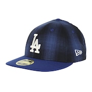 (メンズ、レディース)LP 59FIFTY MLB Ombre Check ロサンゼルス・ドジャース 14307322 ロイヤルブルー S-Lサイズ
