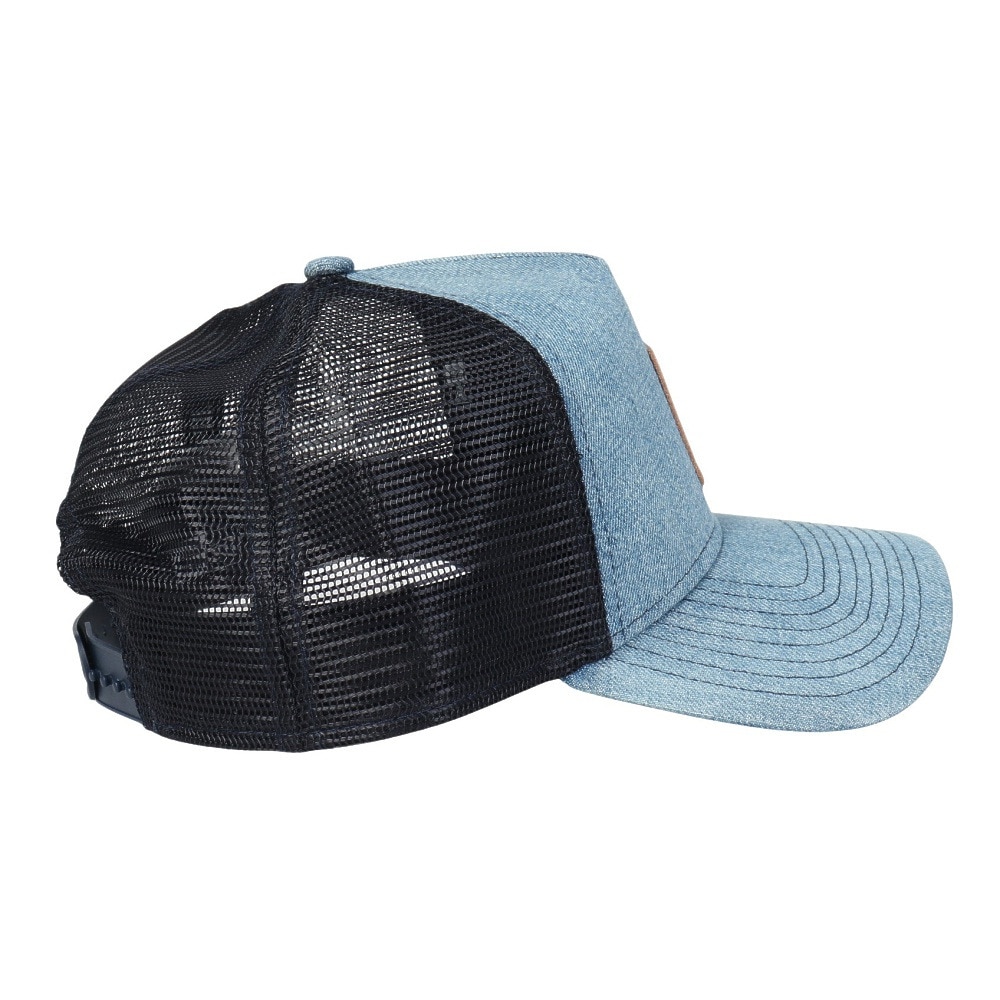 ニューエラ（NEW ERA）（メンズ、レディース）9FORTY A-Frame トラッカー Denim Leather Patch キャップ 14307480