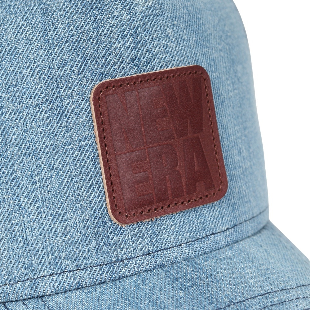 ニューエラ（NEW ERA）（メンズ、レディース）9FORTY A-Frame トラッカー Denim Leather Patch キャップ 14307480