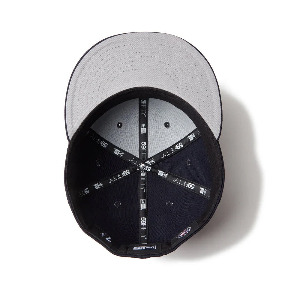 ニューエラ（NEW ERA）（メンズ、レディース）59FIFTY MLB Visor Logo ニューヨーク・ヤンキース キャップ 14307683 ネイビー S-Lサイズ