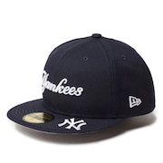 (メンズ、レディース)59FIFTY MLB Visor Logo ニューヨーク・ヤンキース キャップ 14307683 ネイビー S-Lサイズ