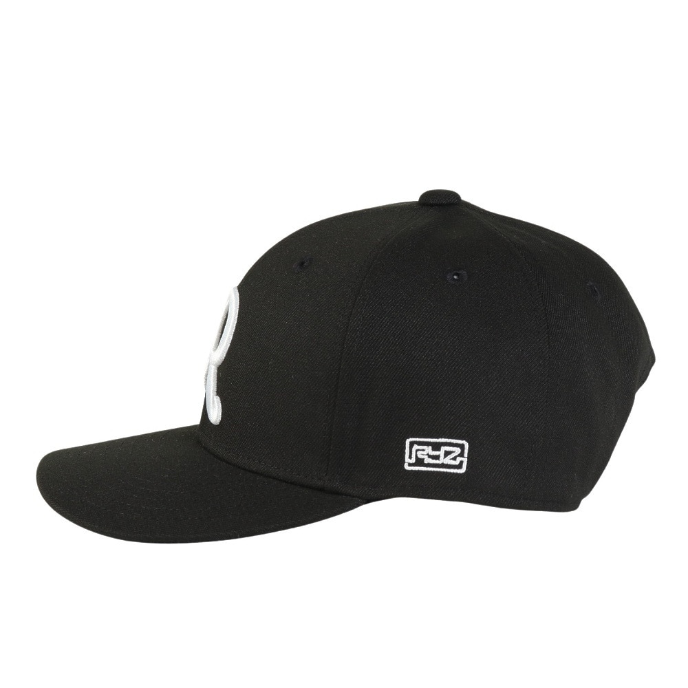 ライズ（RYZ）（メンズ、レディース）R LOGO LP キャップ 帽子 RZ20ST24FW0016 BLK 黒 フリーサイズ