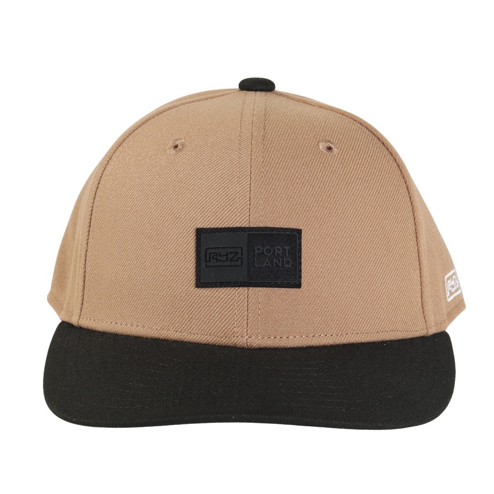 ライズ（RYZ）（メンズ、レディース）BOX WAPPEN LP キャップ 帽子 RZ20ST24FW0017 BEG ベージュ フリーサイズ
