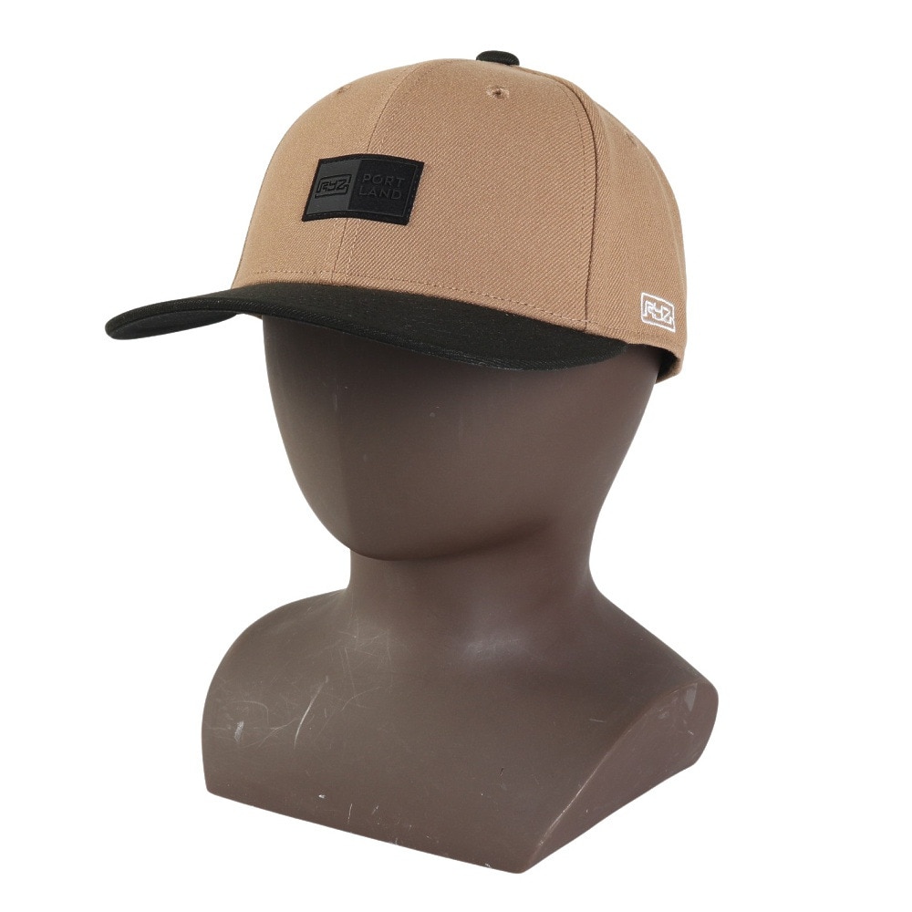 ライズ（RYZ）（メンズ、レディース）BOX WAPPEN LP キャップ 帽子 RZ20ST24FW0017 BEG ベージュ フリーサイズ