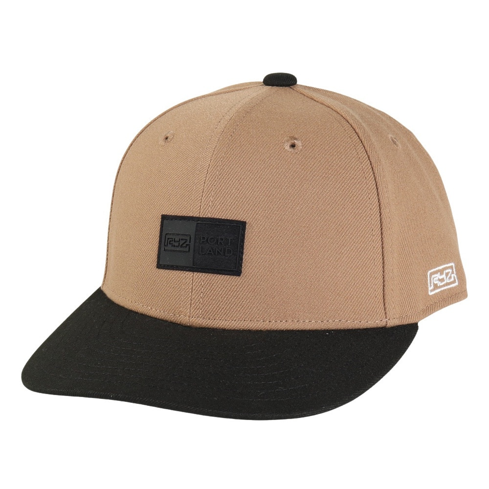ライズ（RYZ）（メンズ、レディース）BOX WAPPEN LP キャップ 帽子 RZ20ST24FW0017 BEG ベージュ フリーサイズ