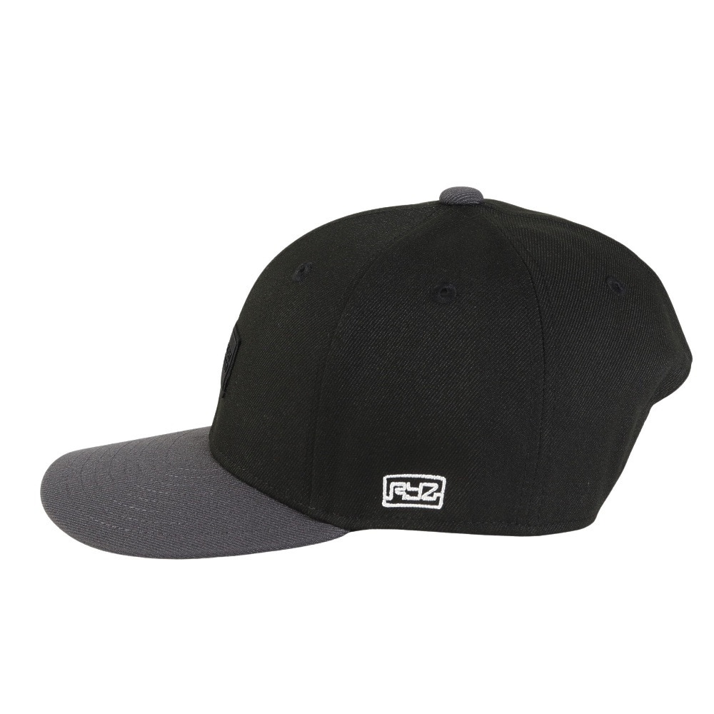 ライズ（RYZ）（メンズ、レディース）BOX WAPPEN LP キャップ 帽子 RZ20ST24FW0017 BLK 黒  フリーサイズ