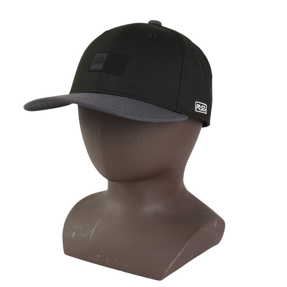 ライズ（RYZ）（メンズ、レディース）BOX WAPPEN LP キャップ 帽子 RZ20ST24FW0017 BLK 黒  フリーサイズ