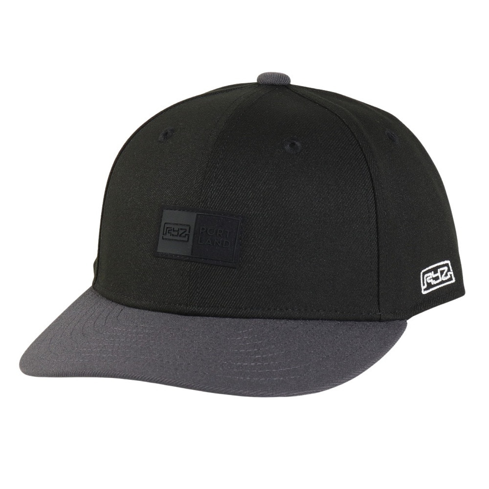 ライズ（RYZ）（メンズ、レディース）BOX WAPPEN LP キャップ 帽子 RZ20ST24FW0017 BLK 黒  フリーサイズ