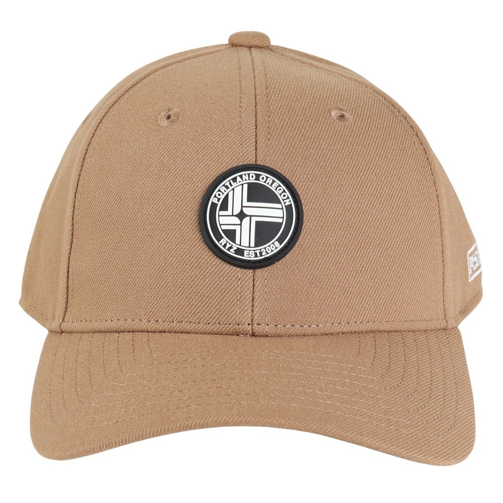 ライズ（RYZ）（メンズ、レディース）CIRCLE WAPPEN キャップ 帽子 RZ20ST24FW0018 BEG ベージュ フリーサイズ