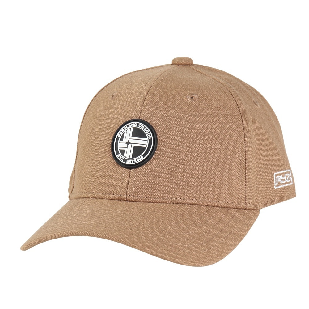 ライズ（RYZ）（メンズ、レディース）CIRCLE WAPPEN キャップ 帽子 RZ20ST24FW0018 BEG ベージュ フリーサイズ
