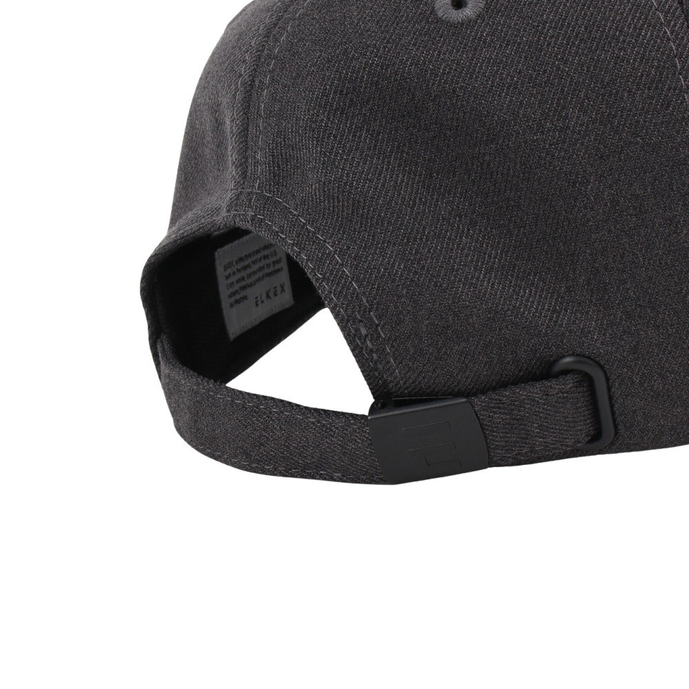 エルケクス（ELKEX）（メンズ）E-LOGO GABARDINE キャップ EKM4FA0028 CGRY チャコールグレー フリーサイズ