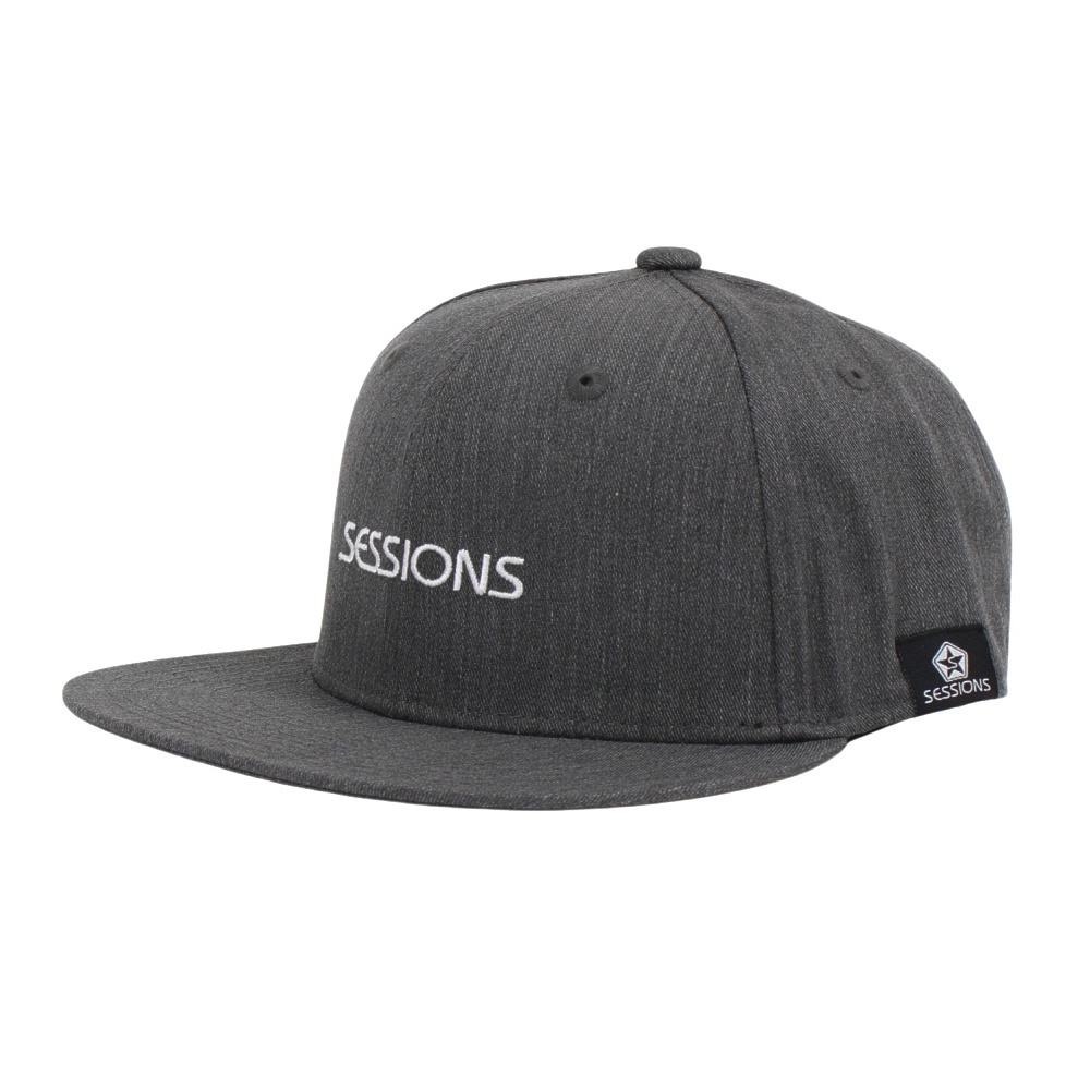 セッションズ（SESSIONS）（メンズ）ベーシック ロゴ BB キャップ 24080276 CGRY