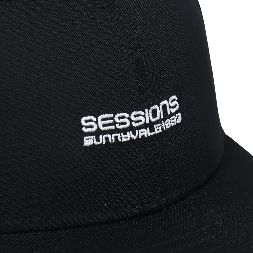 セッションズ（SESSIONS）（メンズ）帽子 ボックスロゴ LP キャップ 24080277 BLK フリーサイズ 黒