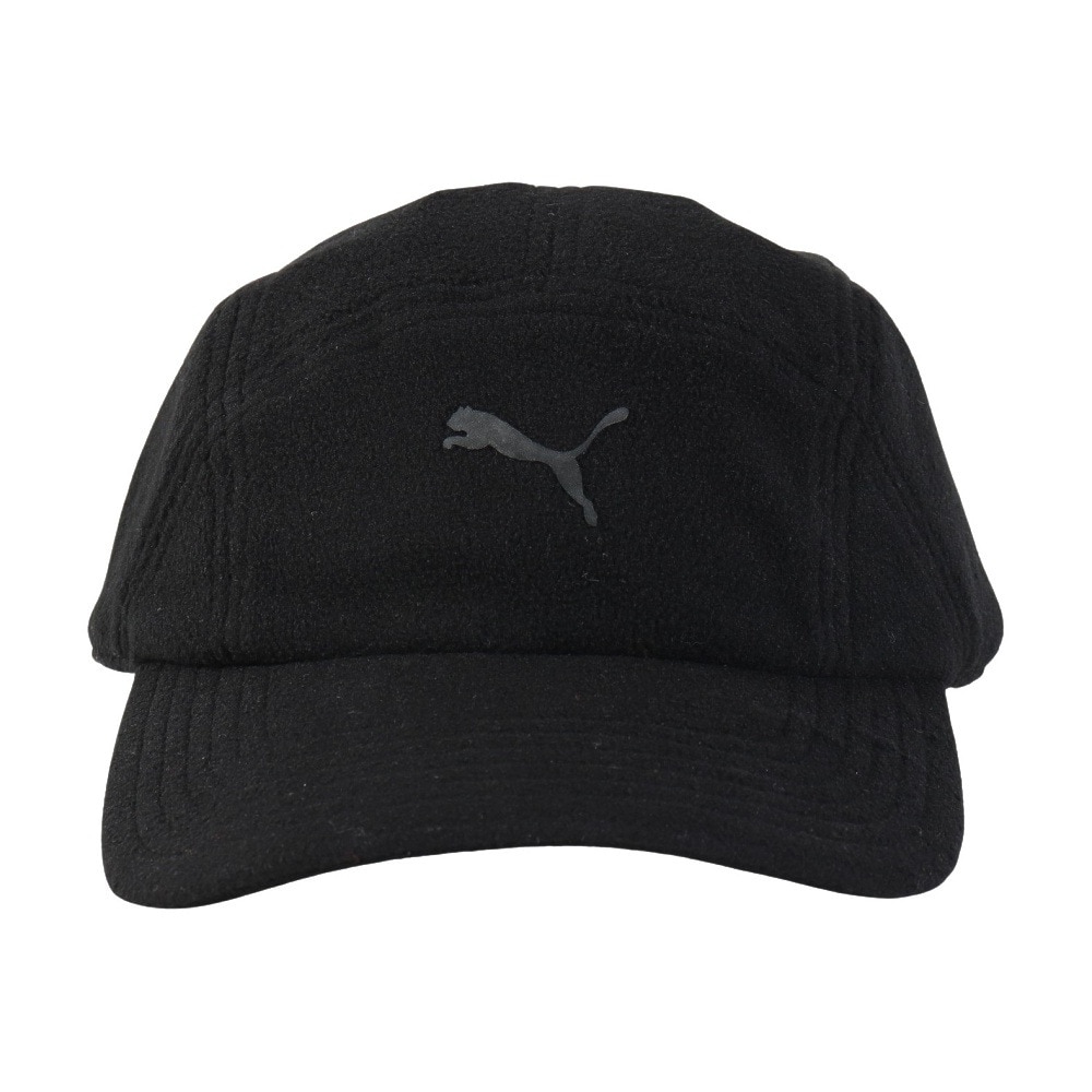 プーマ（PUMA）（メンズ、レディース）帽子 テック5パネルロゴキャップ 02549301 フリーサイズ 黒 ぼうし