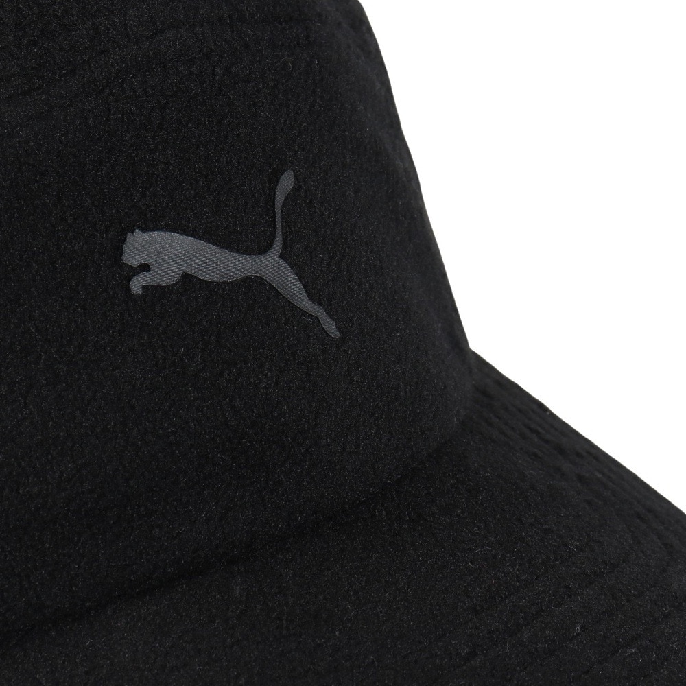 プーマ（PUMA）（メンズ、レディース）帽子 テック5パネルロゴキャップ 02549301 フリーサイズ 黒 ぼうし