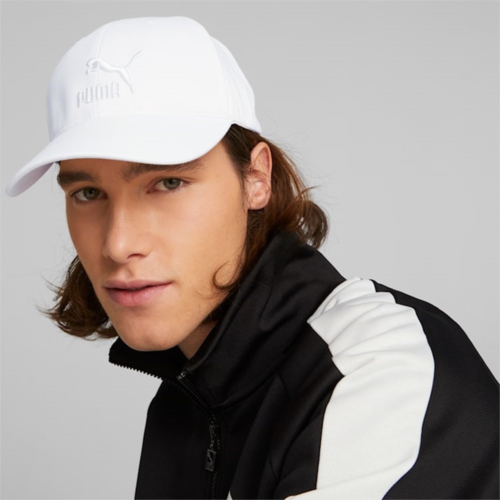 プーマ（PUMA）（メンズ、レディース）アーカイブ ロゴ BB キャップ 02255412 白 フリーサイズ