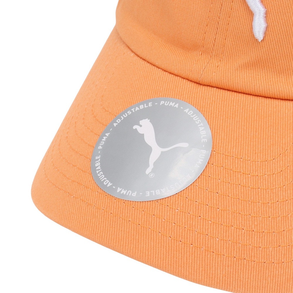 プーマ（PUMA）（メンズ、レディース）ESS キャット ロゴ BB キャップ 02458716 帽子 オレンジ フリーサイズ